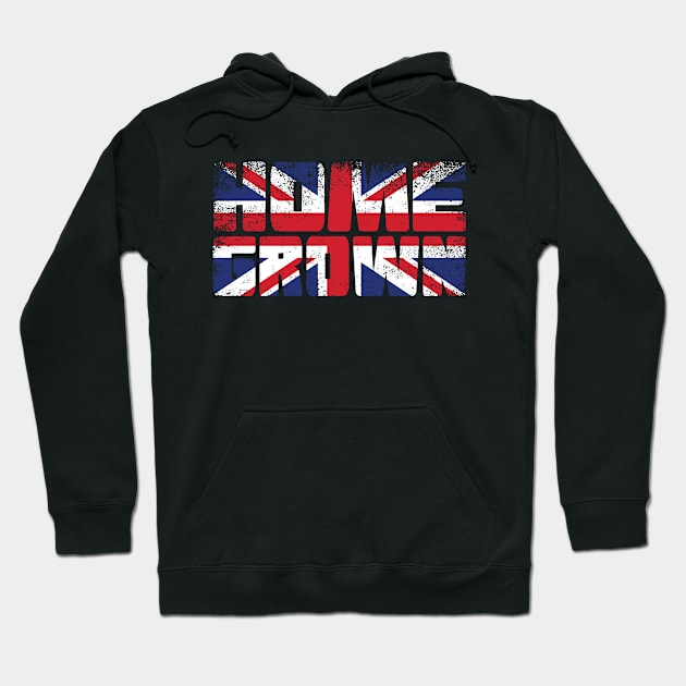 Home Grown British Flag Hoodie by ThyShirtProject - Affiliate